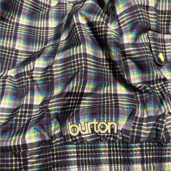 Burton Girls Snowboard Winter Plaid Jacket - Picture 6 of 8